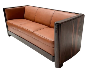 Art Deco Amsterdamse School Bench by Daniêl van Dorp for Gebroeders Reens